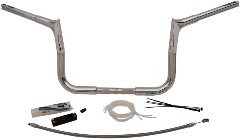 Styresats Fat Baggers 10" krom FLHT, FLHX 08+