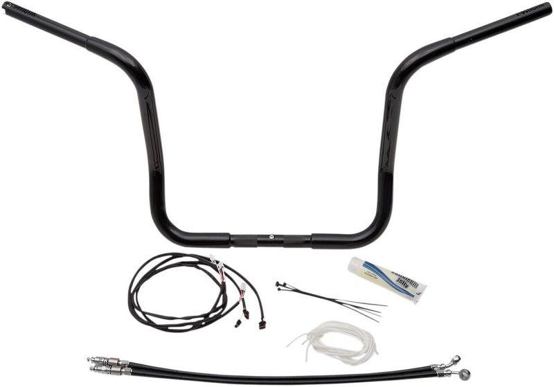 Styrsats Fat Baggers EZ 1-1/4" rund blå Touring 14-20, Trike 14-19