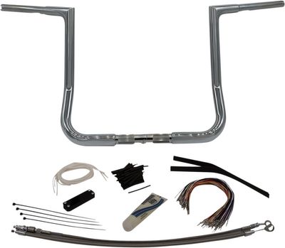 Styrsats Fat Baggers EZ 1-1/4" platt Touring 08-13