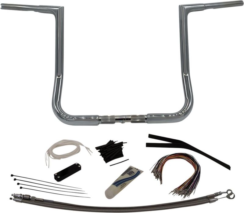 Styrsats Fat Baggers EZ 1-1/4" platt Touring 08-13