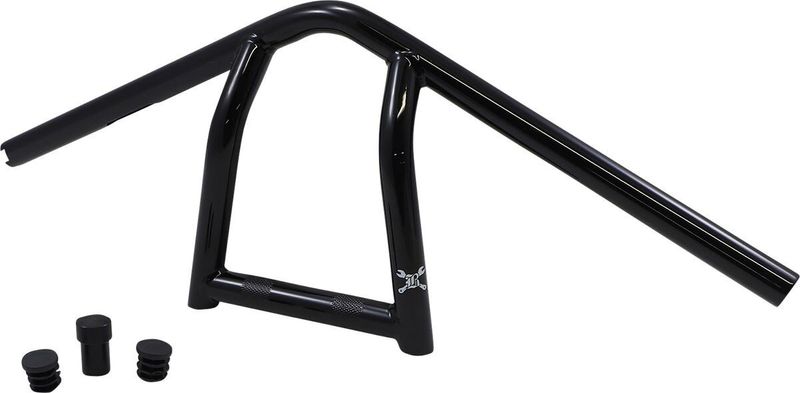 Styre Burly Jim 1" 9" H-D mech. & e-throttle 82-24 svart