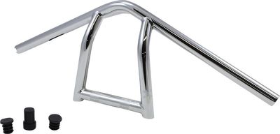 Styre Burly Jim 1" 9" H-D mech. & e-throttle 82-24 krom