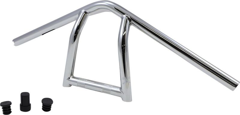 Styre Burly Jim 1" 9" H-D mech. & e-throttle 82-24 krom