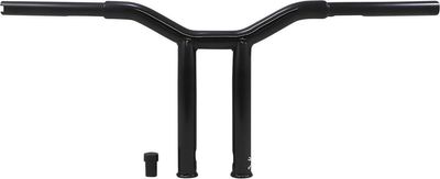 Styre Burly Dominator T-bar 1-1/4" 10" H-D mech. or e-throttle with blanksvart