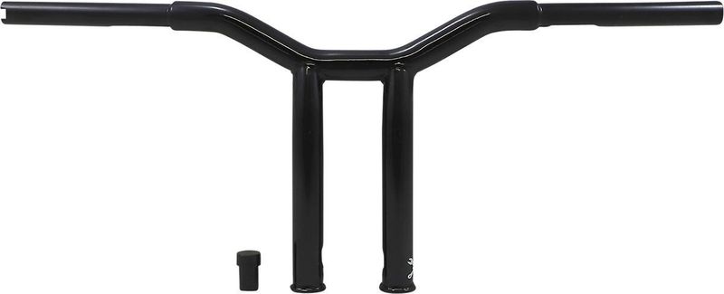 Styre Burly Dominator T-bar 1-1/4" 10" H-D mech. or e-throttle with blanksvart