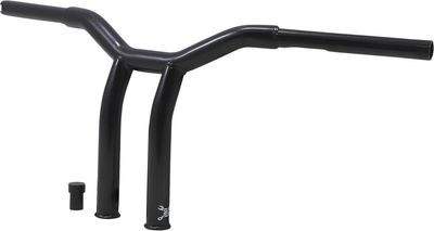 Styre Burly Dominator T-bar 1-1/4" 10" H-D mech. or e-throttle with blanksvart