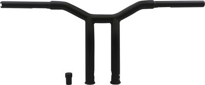 Styre Burly Dominator T-bar 1-1/4" 10" H-D mech. or e-throttle with mattsvart