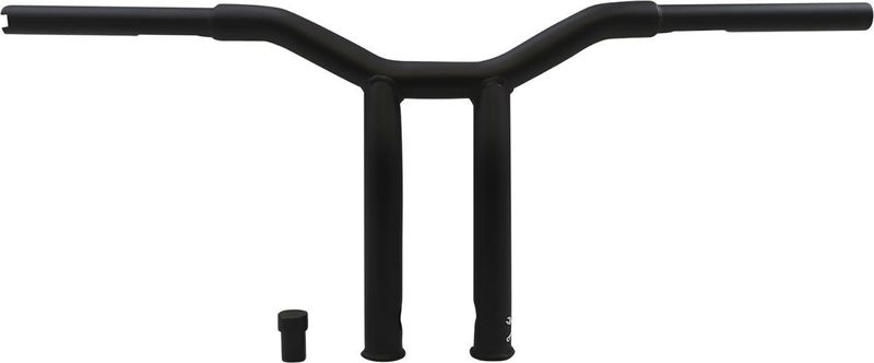 Styre Burly Dominator T-bar 1-1/4" 10" H-D mech. or e-throttle with mattsvart