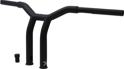 Styre Burly Dominator T-bar 1-1/4" 10" H-D mech. or e-throttle with mattsvart