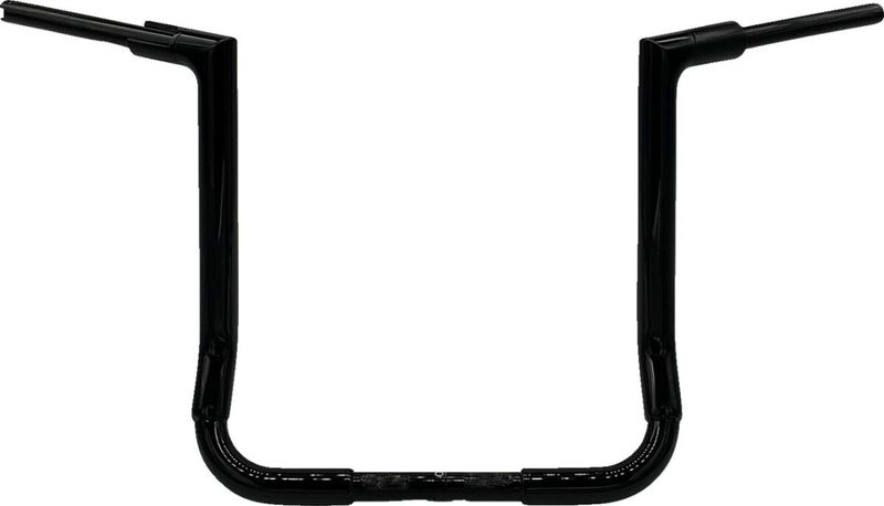 Styre Fat Baggers EZ 16 1.516FT 1-1/2" platt matt svart Touring 99-22, Trike 21