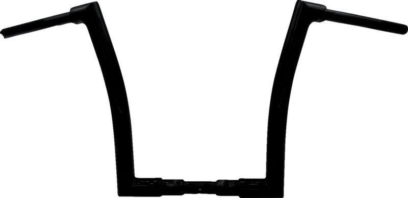 Styre Fat Baggers EZ 14 BL.1.514FT 1-1/2" platt matt svart Touring 21-22