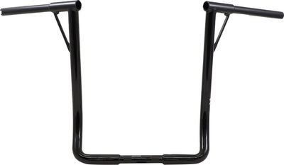 Styre Burly Louie B 1-1/4" 19" svart FLHT 08-24