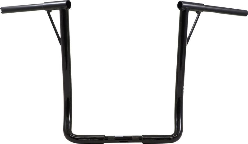 Styre Burly Louie B 1-1/4" 19" svart FLHT 08-24