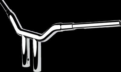 Styre LA Choppers Kage T-Bar 10 1-1/2" Touring 23-upp, Softail 25-upp krom
