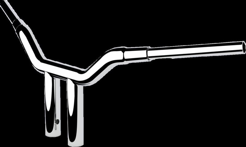 Styre LA Choppers Kage T-Bar 10 1-1/2" Touring 23-upp, Softail 25-upp krom