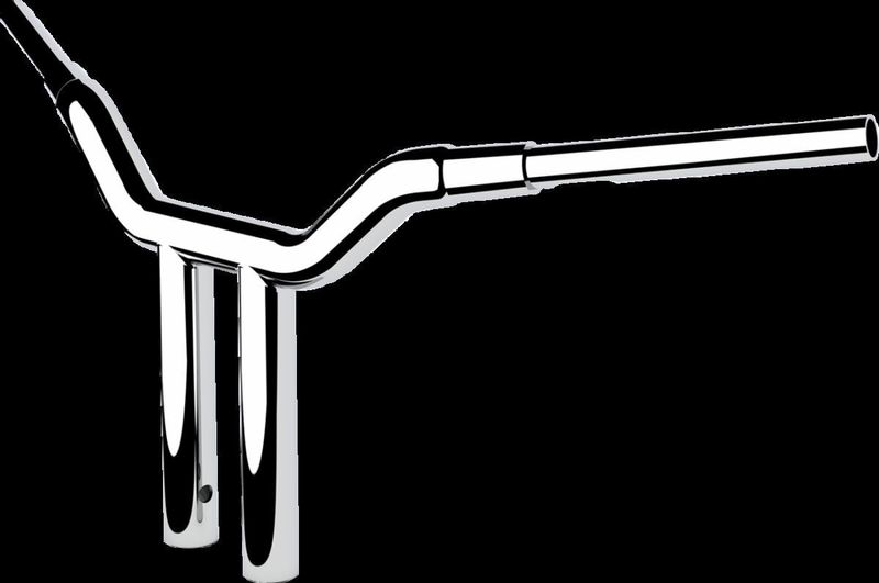Styre LA Choppers Kage T-Bar 12 1-1/2" Touring 23-upp, Softail 25-upp krom