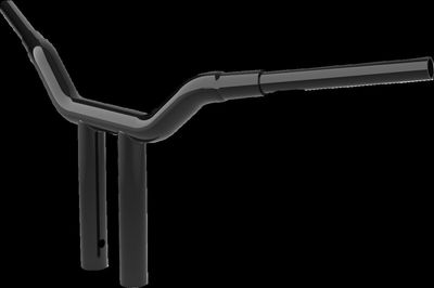 Styre LA Choppers Kage T-Bar 12 1-1/2" Touring 23-upp, Softail 25-upp svart