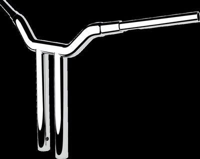 Styre LA Choppers Kage T-Bar 16 1-1/2" Touring 23-upp, Softail 25-upp krom