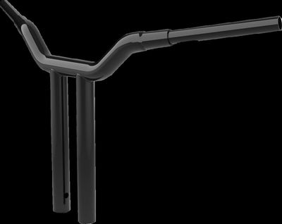 Styre LA Choppers Kage T-Bar 16 1-1/2" Touring 23-upp, Softail 25-upp svart