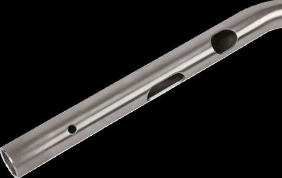 Styre Thrashin Supply Mid 1" rostfri stål Touring 23-upp, Softail 20-upp