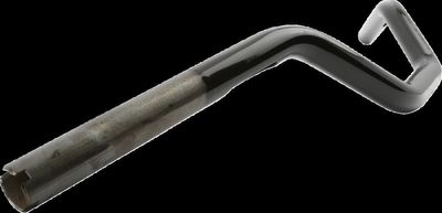 Styre Thrashin Supply Mid 1" Touring 23-upp, Softail 20-upp svart