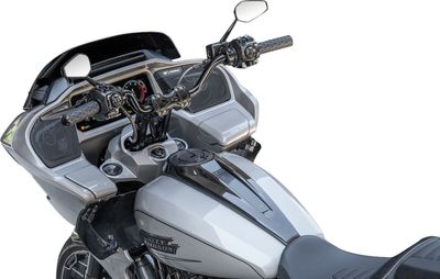Styre Arlen Ness svart Touring 23-upp, Softail 25-upp 520-060