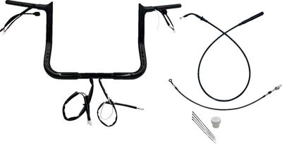 Styre Fat Baggers EZ 12 Flhx/se 1-1/4" svart Touring 23-upp