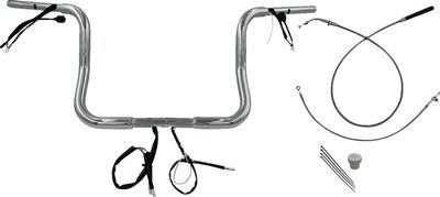 Styre Fat Baggers EZ 12 Flhx/se 1-1/4" rund krom Touring 23-upp