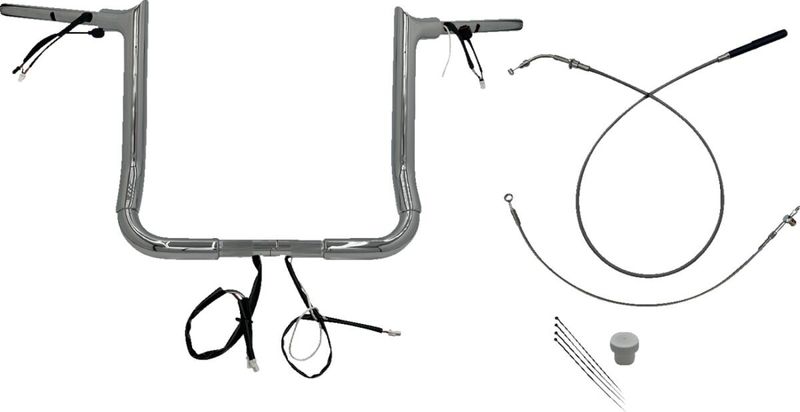 Styre Fat Baggers EZ 14 Flhx/se 1-1/2" krom Touring 23-upp