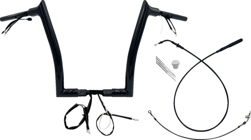 Styre Fat Baggers EZ 14 Fltrx/se 1-1/2" svart Touring 23-upp