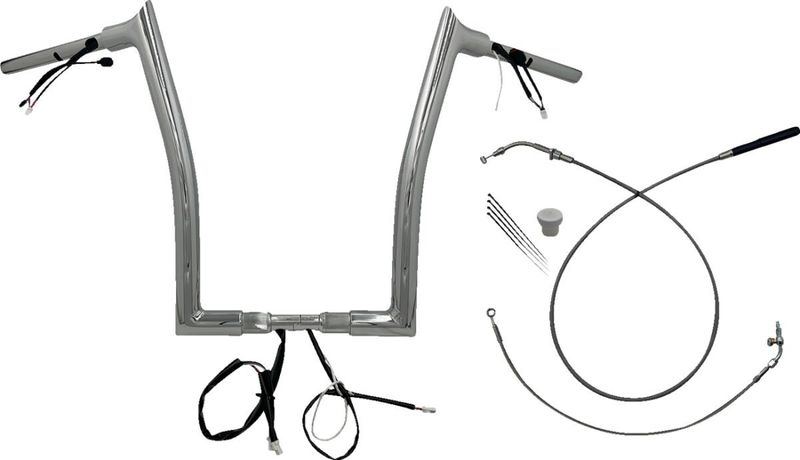 Styre Fat Baggers EZ 16 Fltrx/se 1-1/2" krom Touring 23-upp