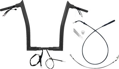 Styre Fat Baggers EZ 16 Fltrx/se 1-1/2" svart Touring 23-upp