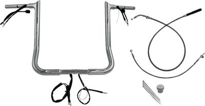 Styrsats Fat Baggers EZ Wired krom Touring 23-upp