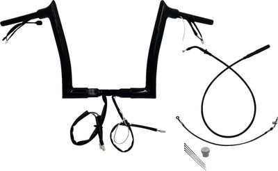 Styre Fat Baggers EZ Install 12 1-1/2" svart Touring 23-upp