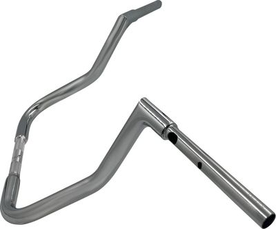 Styre Fat Baggers EZ Install Reduced 1-1/4" platt matt krom Touring 23-upp