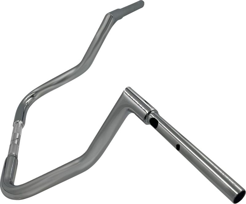 Styre Fat Baggers EZ Install Reduced 1-1/4" platt matt krom Touring 23-upp