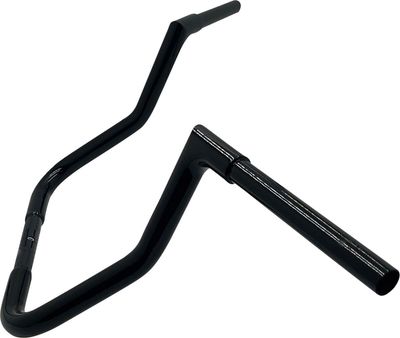 Styre Fat Baggers EZ 1-1/4" platt matt svart Touring 08-24, Trike 14-21