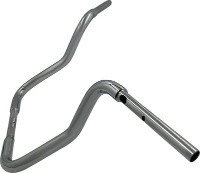 Styre Fat Baggers EZ Install Reduced 1-1/4" rund krom Touring 23-upp