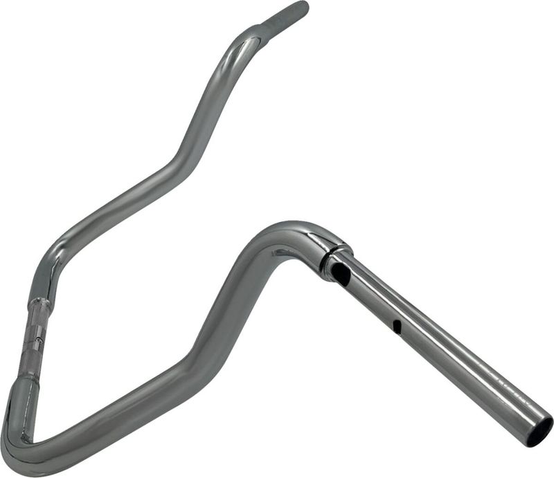 Styre Fat Baggers EZ Install Reduced 1-1/4" rund krom Touring 23-upp