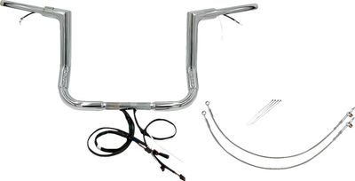 Styrsats Fat Baggers EZ Wired 12 1-1/2" 1.512 platt Touring 14-15, Trike 14-15 krom