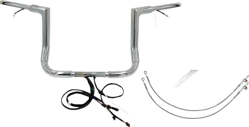 Styrsats Fat Baggers EZ Wired 12 1-1/2" 1.512 platt Touring 14-15, Trike 14-15 krom