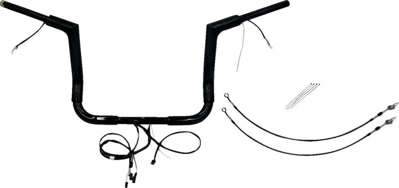 Styrsats Fat Baggers EZ Wired 12 1-1/2" 1.512 platt Touring 14-15, Trike 14-15 blå