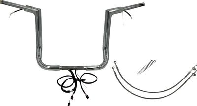 Styrsats Fat Baggers EZ Wired 1-1/2" 1.514 platt Touring 14-15, Trike 14-15 krom