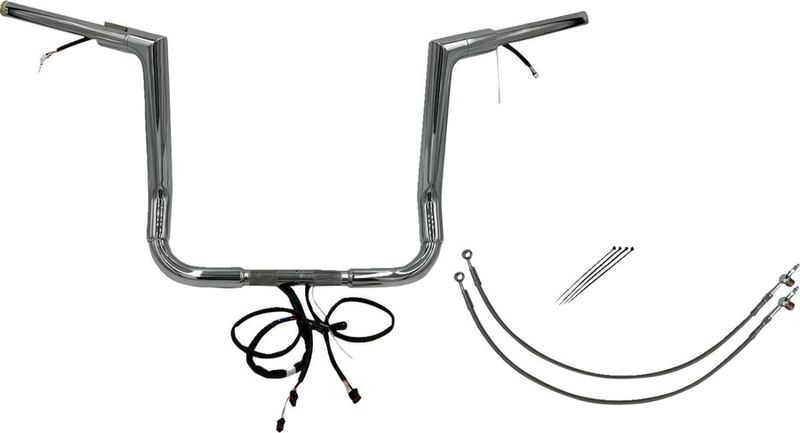 Styrsats Fat Baggers EZ Wired 1-1/2" 1.514 platt Touring 14-15, Trike 14-15 krom