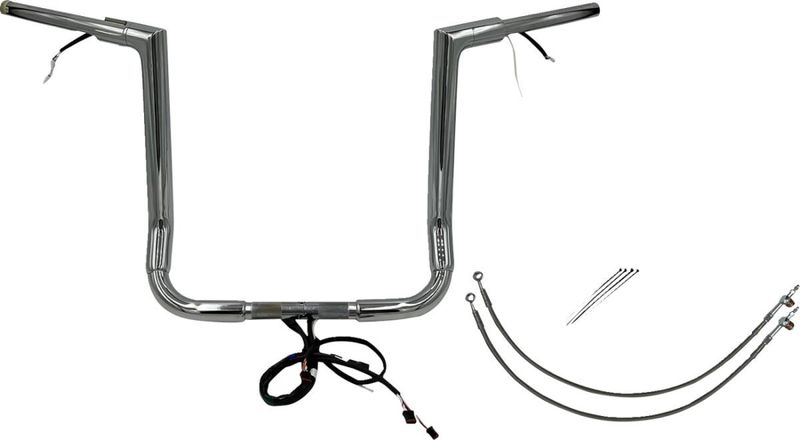 Styrsats Fat Baggers EZ Wired 16 1-1/2" 1.516 platt Touring 14-15, Trike 14-15 krom