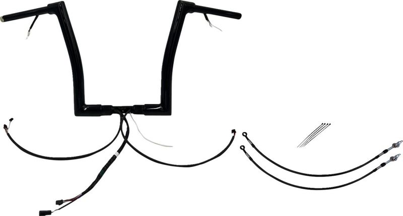 Styrsats Fat Baggers EZ Wired 14 BL.1.5 1-1/2" platt Touring 15
