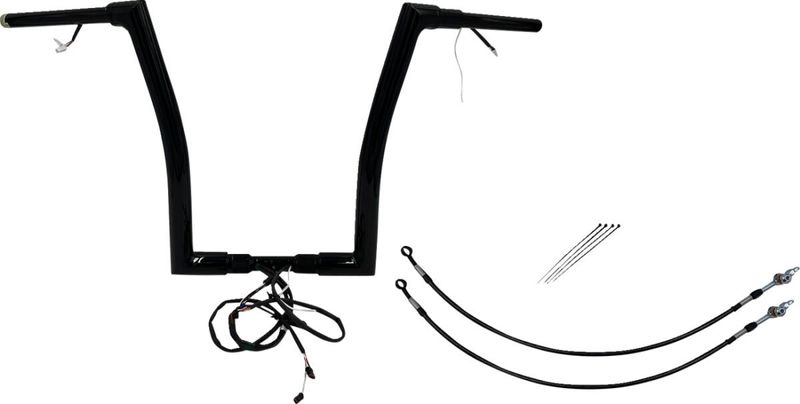 Styrsats Fat Baggers EZ Wired 1-1/2" platt blå Touring 16-20