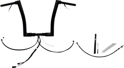 Styrsats Fat Baggers EZ Wired 14 1.514F-TOP 1-1/2" platt Touring 21-23 blå