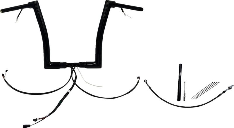Styrsats Fat Baggers EZ Wired 14 1.514F-TOP 1-1/2" platt Touring 21-23 blå