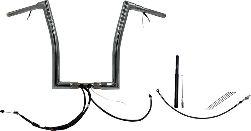 Styrsats Fat Baggers EZ Wired 16 1.516F-TOP 1-1/2" platt Touring 21-23 krom